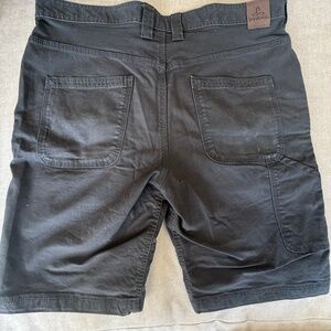 Prana men’s shorts 32 black